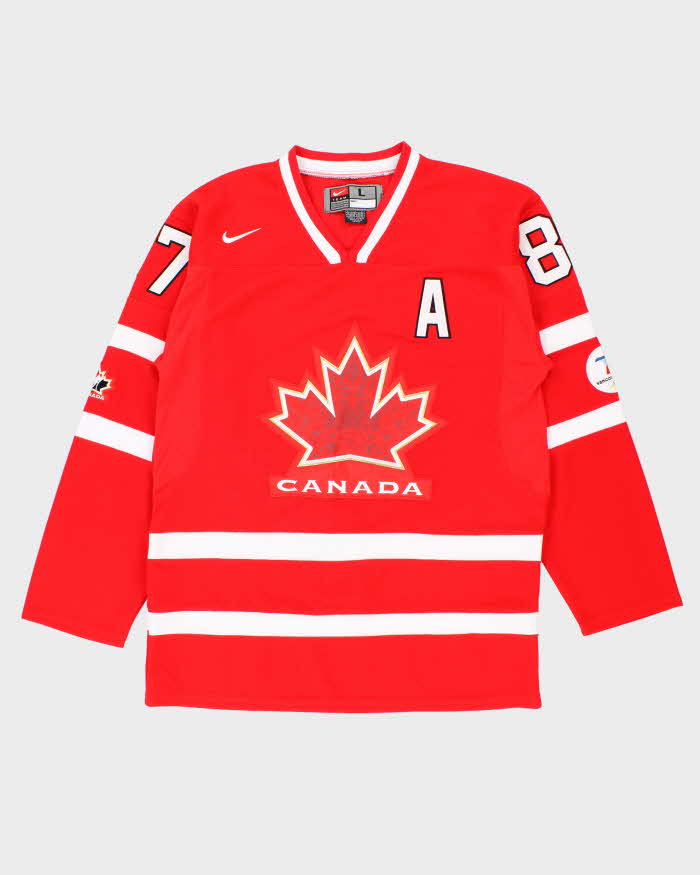 Vintage Nike Team Canada Cosby 2010 Winter Olympics Ice Hockey Jersey - L