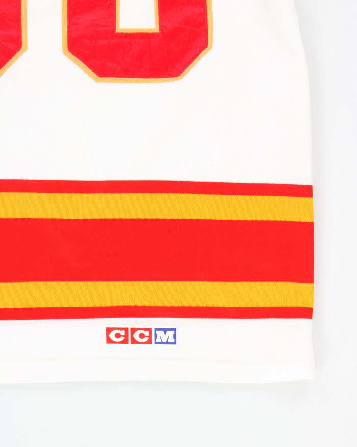 Vintage 1980s CCM Calgary Flames Ice Hockey Jersey - M
