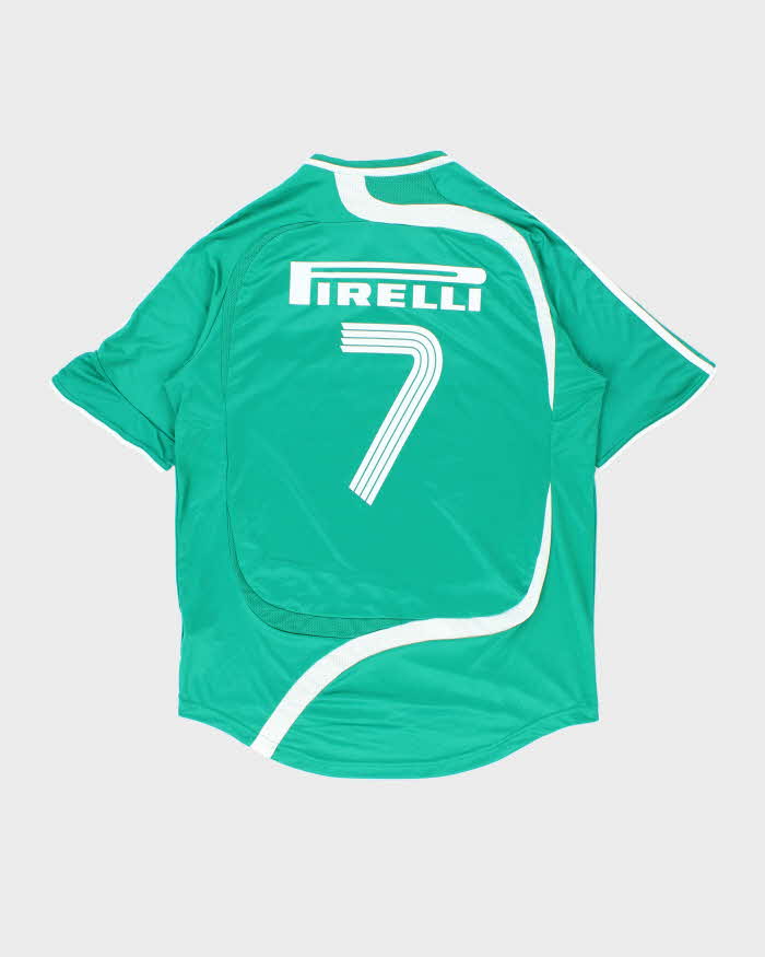 Vintage 2007 Adidas Climacool Palmeiras Brazil Home Football Shirt - XL