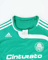 Vintage 2007 Adidas Climacool Palmeiras Brazil Home Football Shirt - XL