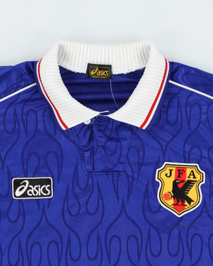 Vintage Official 1998 Japan National Home Asics Football Jersey - M