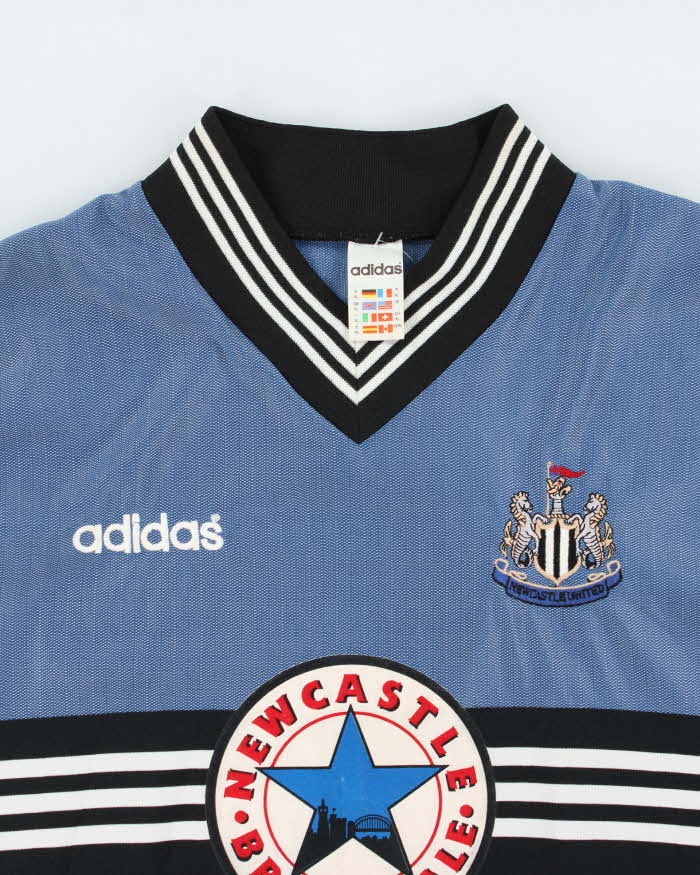 Vintage Official 1996-97 Adidas Newcastle Away Football Shirt - XL