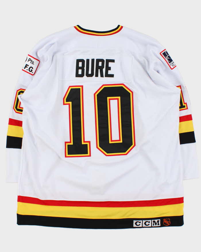 Vintage 1994 CCM Vancouver Canucks Stanley Cup Champions 'Bure' NHL Jersey - XXL
