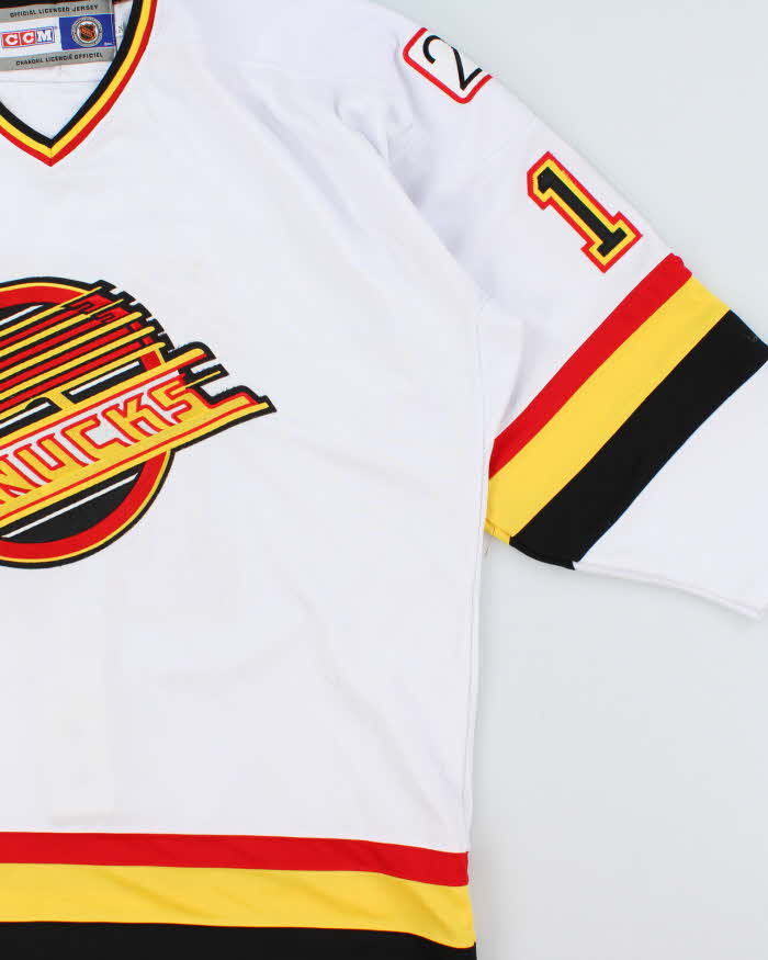 Vintage 1994 CCM Vancouver Canucks Stanley Cup Champions 'Bure' NHL Jersey - XXL