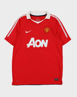 Vintage 2010-11 Nike Manchester United FC Home Football Kit - L