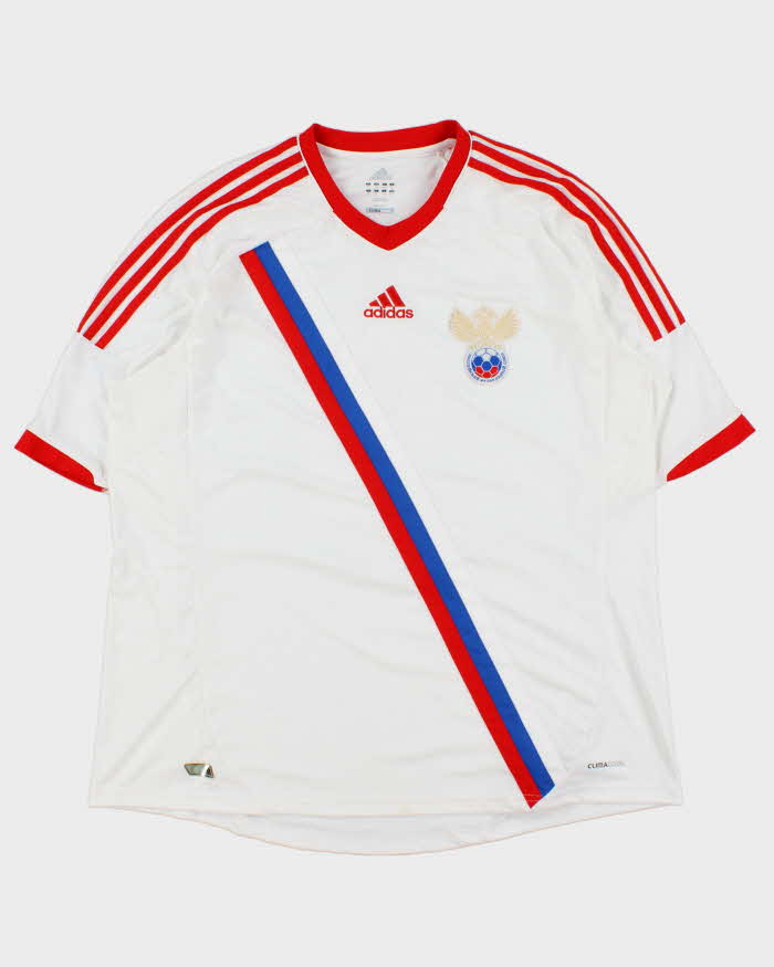 Vintage 2012-13 Adidas Russia Away Climacool Football Shirt - XL