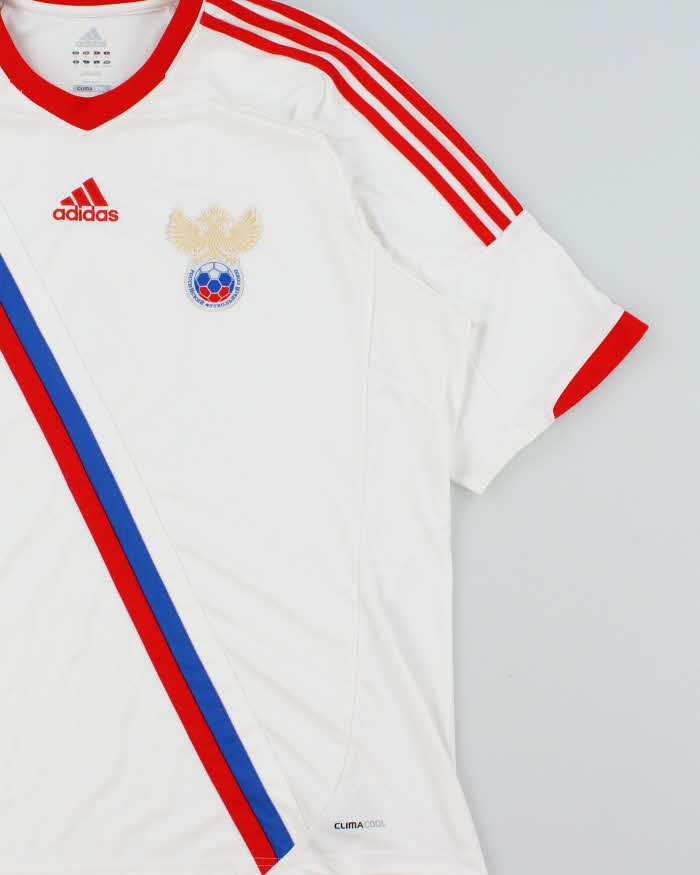 Vintage 2012-13 Adidas Russia Away Climacool Football Shirt - XL