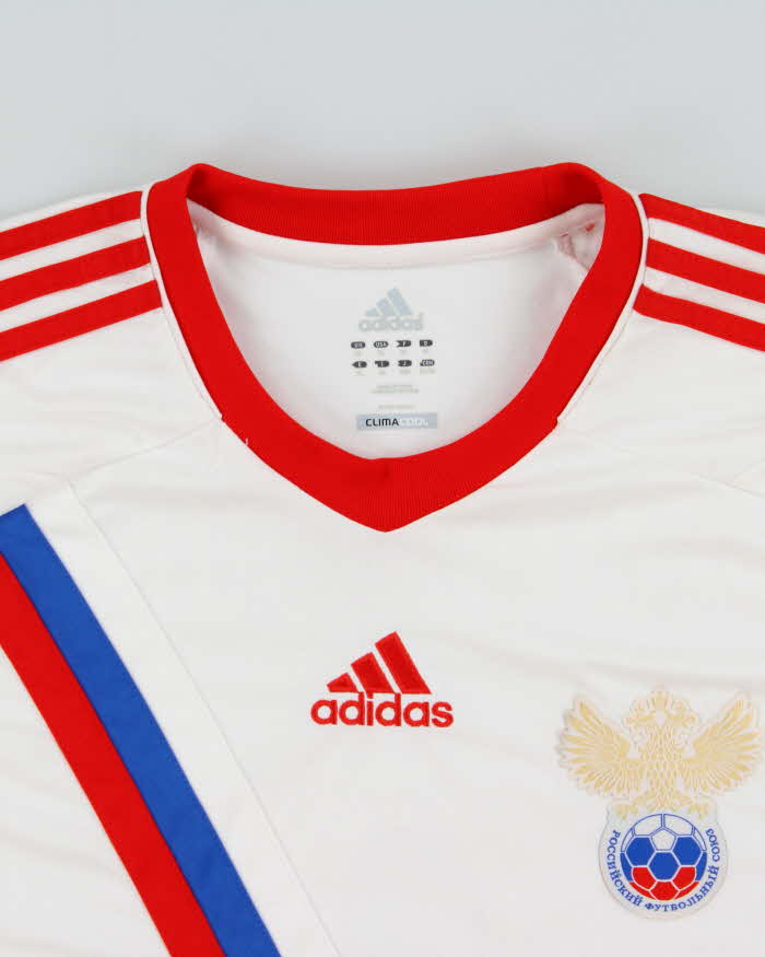 Vintage 2012-13 Adidas Russia Away Climacool Football Shirt - XL
