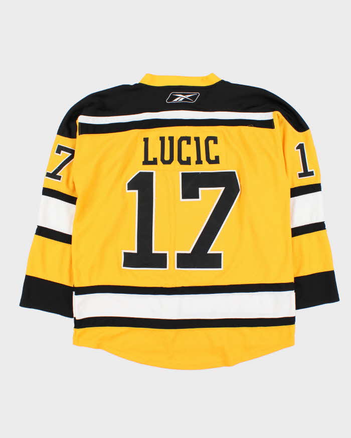 Vintage 2010 Reebok CCM Boston Bruins Lucic Winter Classic Ice Hockey Jersey - L