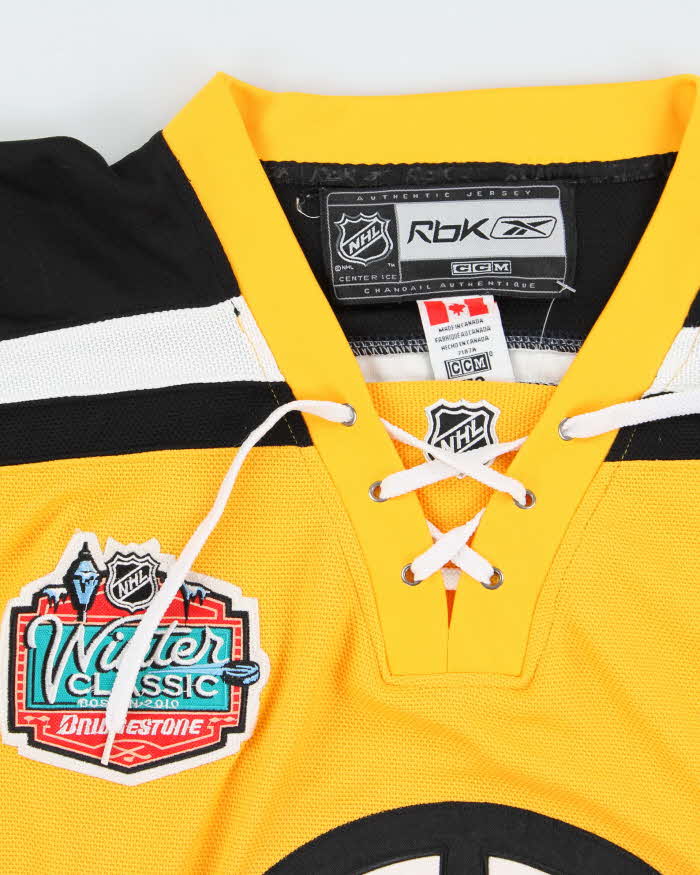 Vintage 2010 Reebok CCM Boston Bruins Lucic Winter Classic Ice Hockey Jersey - L