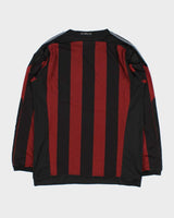 Vintage 2015-16 Adidas AC Milan FC Long Sleeve Home Shirt - L
