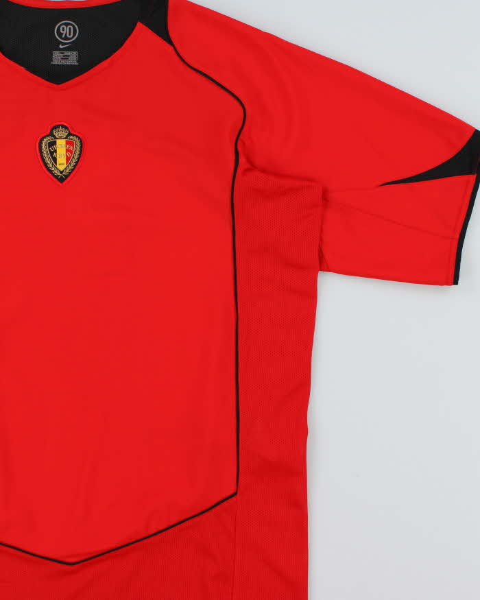 DS Vintage 2004-06 Nike Total 90 Belgium Football Home Shirt - L