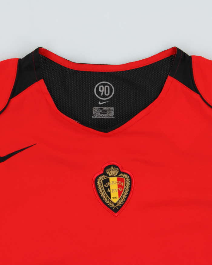 DS Vintage 2004-06 Nike Total 90 Belgium Football Home Shirt - L