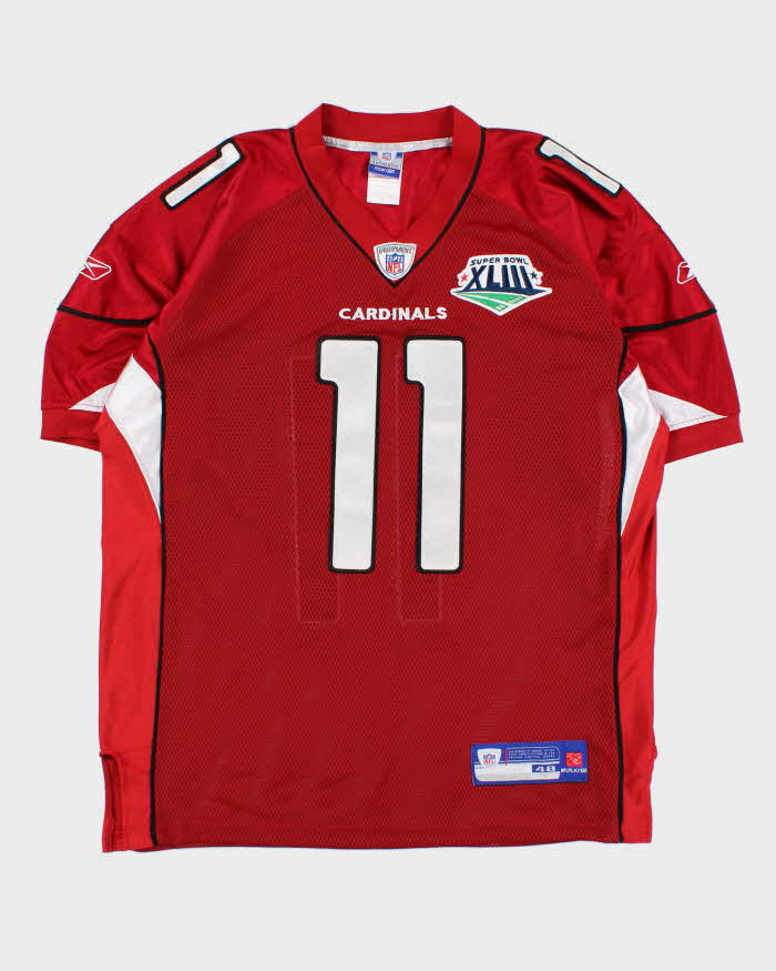 Vintage 2009 Reebok Arizona Cardinals Super Bowl Fitzgerald #11 NFL Jersey - M