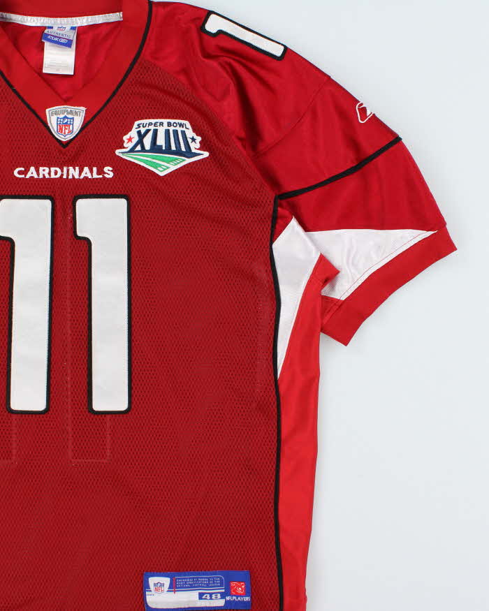 Vintage 2009 Reebok Arizona Cardinals Super Bowl Fitzgerald #11 NFL Jersey - M