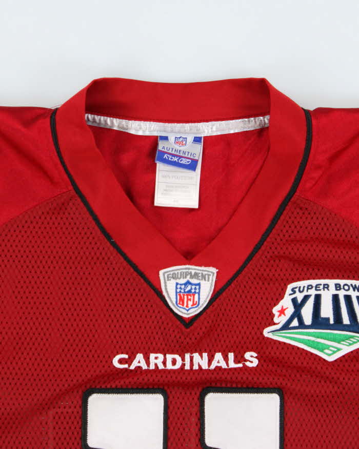 Vintage 2009 Reebok Arizona Cardinals Super Bowl Fitzgerald #11 NFL Jersey - M