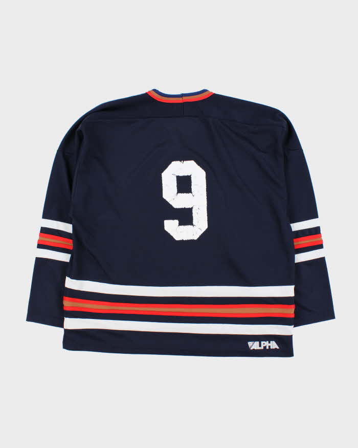 Vintage 1990s Alpha Sportswear Old Crows Ice Hockey Jersey - XXL