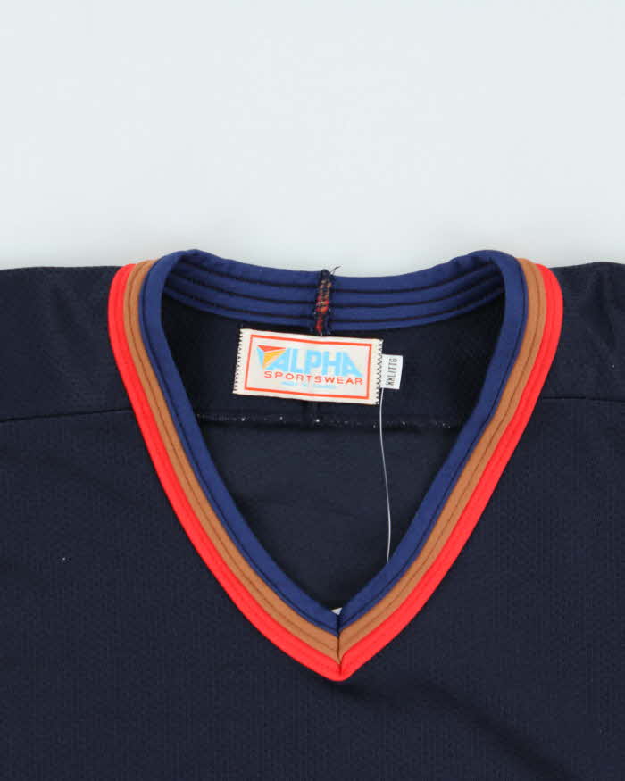 Vintage 1990s Alpha Sportswear Old Crows Ice Hockey Jersey - XXL