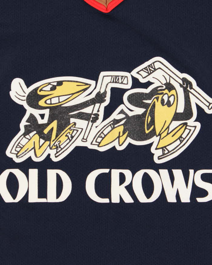 Vintage 1990s Alpha Sportswear Old Crows Ice Hockey Jersey - XXL