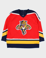 Vintage 1990s CCM Florida Panthers NHL Ice Hockey Jersey - M