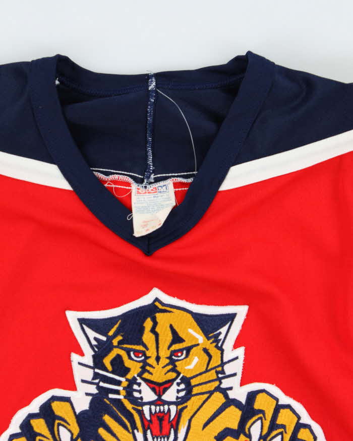 Vintage 1990s CCM Florida Panthers NHL Ice Hockey Jersey - M