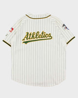 Vintage 1996 Starter Oakland A's MLB Cotton Blend Baseball Jersey - XL