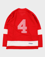 Vintage 1980s Cooper 'Coca Cola' Canadian Amateur Ice Hockey Jersey - L