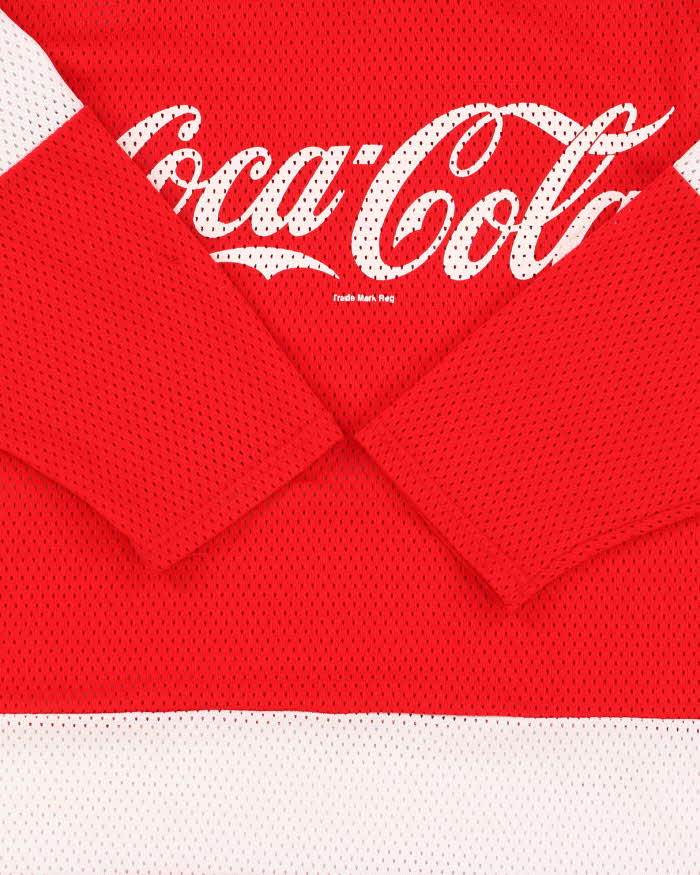 Vintage 1980s Cooper 'Coca Cola' Canadian Amateur Ice Hockey Jersey - L