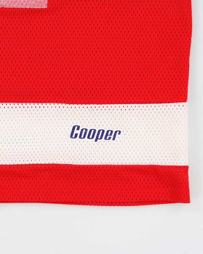 Vintage 1980s Cooper 'Coca Cola' Canadian Amateur Ice Hockey Jersey - L