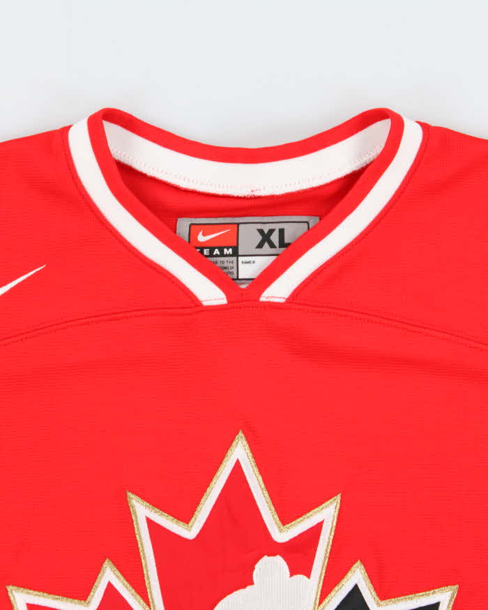 Vintage 1982-2012 Nike Team Canada 30 Years Patch Ice Hockey Jersey - XL