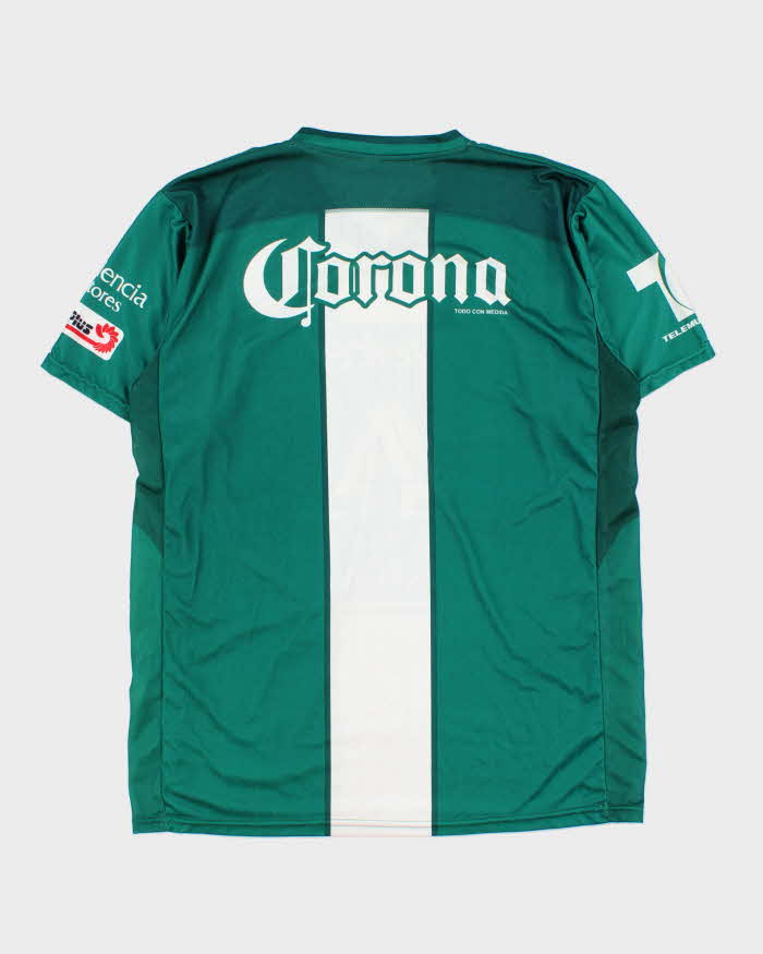 Vintage 2013-14 Club Leon Mexican League Home Football Jersey - L