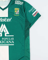 Vintage 2013-14 Club Leon Mexican League Home Football Jersey - L