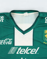 Vintage 2013-14 Club Leon Mexican League Home Football Jersey - L