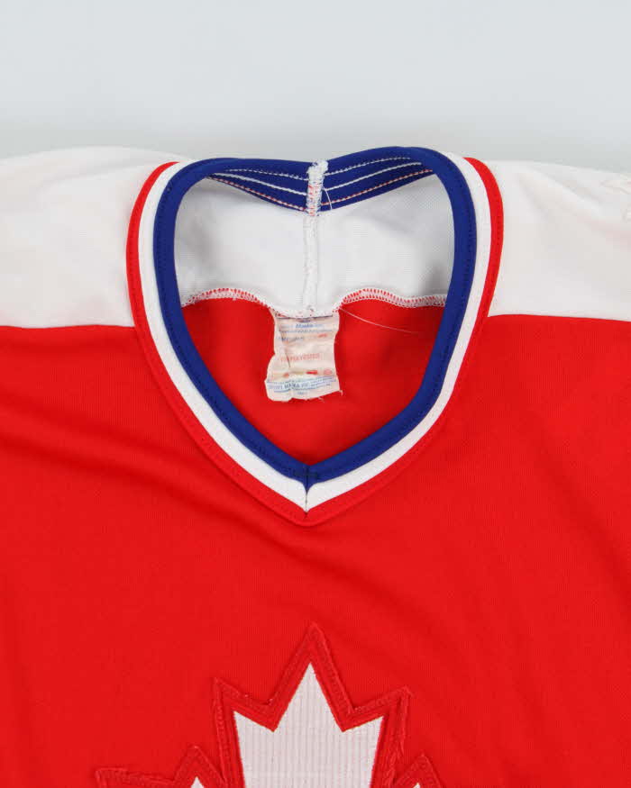 Vintage 1988 CCM Team Canada Away Ice Hockey Jersey - S