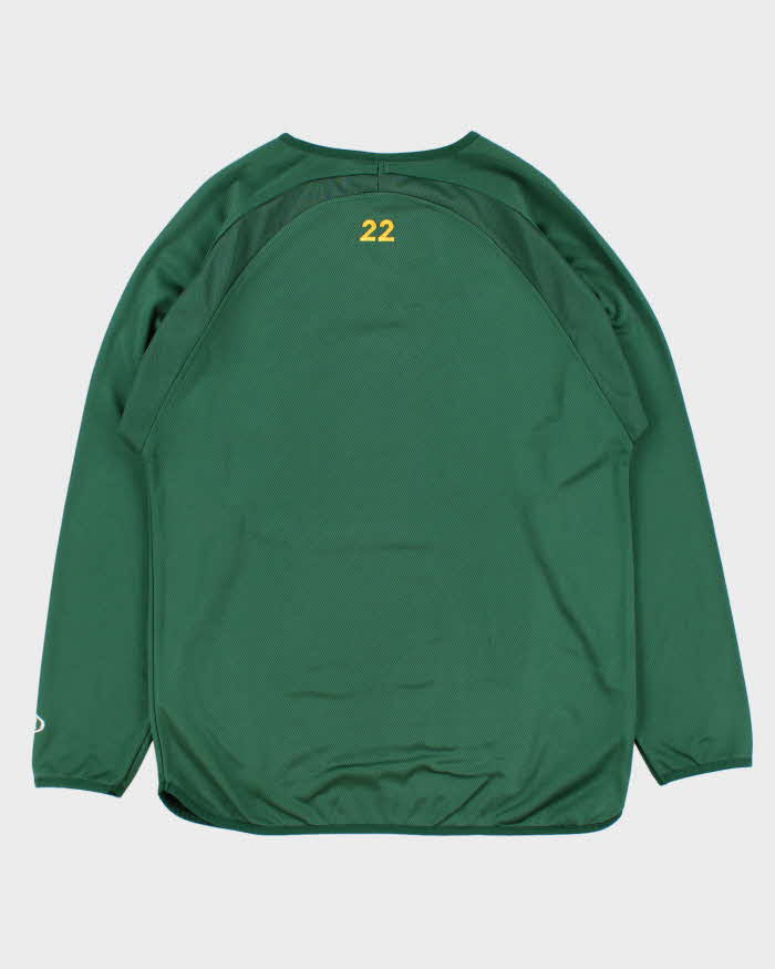 Vintage Y2K 00s Rawlings Oakland A's Thermal Long Sleeve Baseball Jersey - S