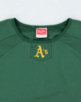 Vintage Y2K 00s Rawlings Oakland A's Thermal Long Sleeve Baseball Jersey - S