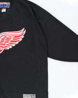 Vintage Y2K 00s CCM Detroit Red Wings 'The Joker' Center Ice NHL Air Knit Fan Jersey - XXL