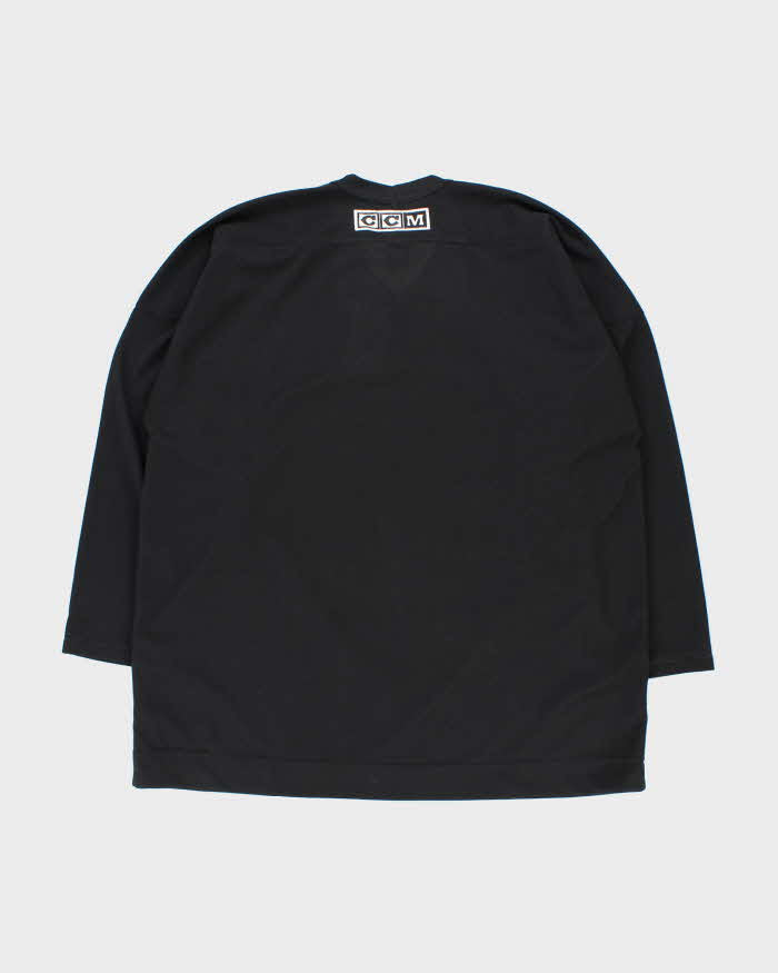 Vintage 2004 CCM Pittsburgh Penguins Center Ice NHL Air Knit Training Jersey - L