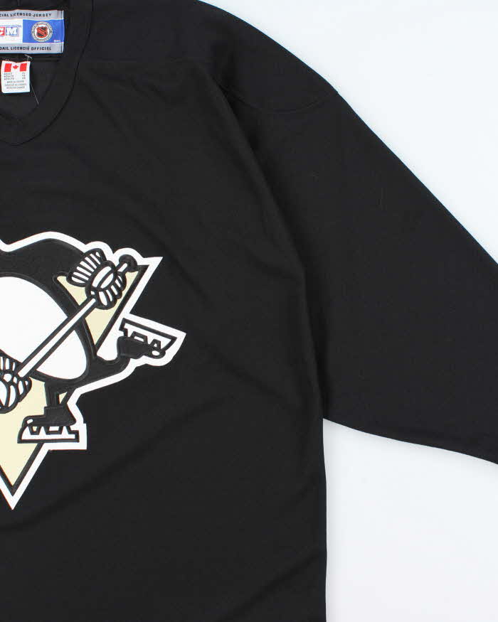 Vintage 2004 CCM Pittsburgh Penguins Center Ice NHL Air Knit Training Jersey - XL