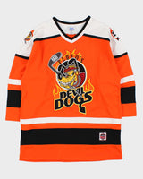 Vintage Y2K 00s Disney Pluto's Devil Dogs Ice Hockey Jersey - M