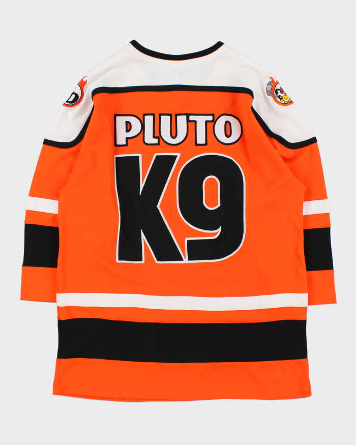 Vintage Y2K 00s Disney Pluto's Devil Dogs Ice Hockey Jersey - M