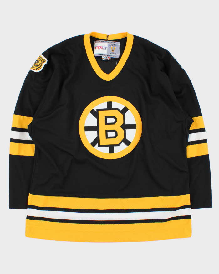 Vintage CCM '1990' Boston Bruins NHL Home Jersey - L