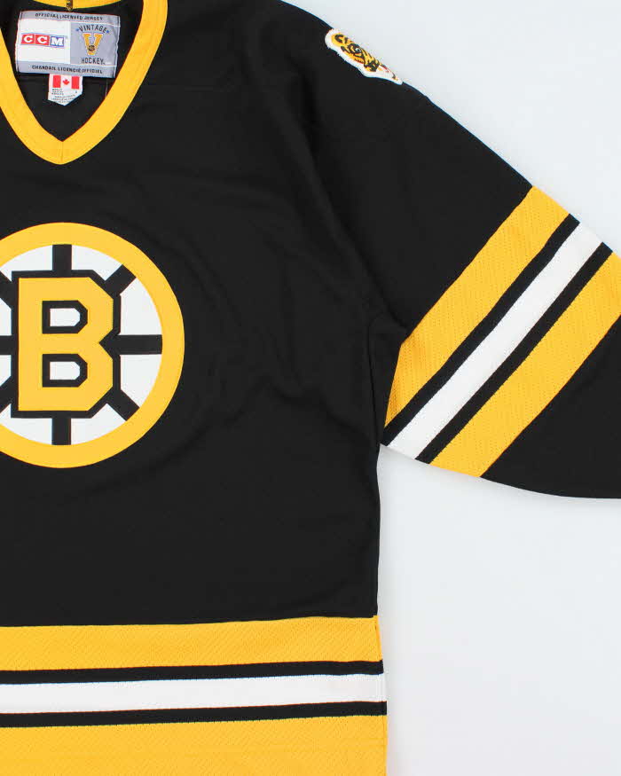 Vintage CCM '1990' Boston Bruins NHL Home Jersey - L