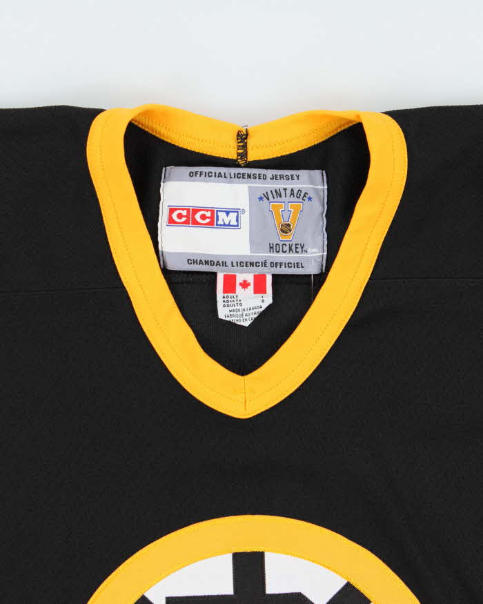 Vintage CCM '1990' Boston Bruins NHL Home Jersey - L