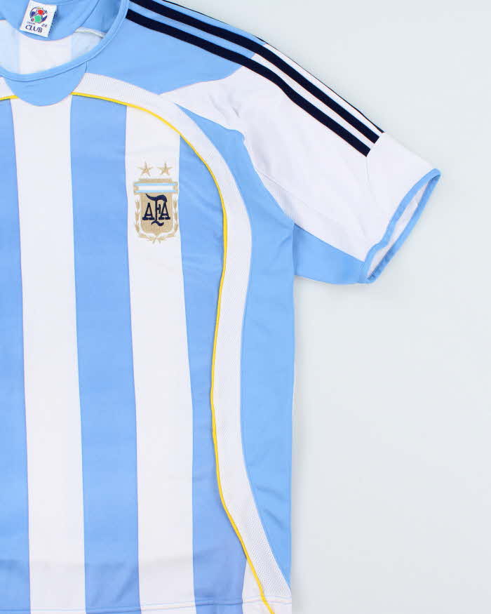Vintage 2006 Argentina Pablo Aimar Home Football Jersey - L