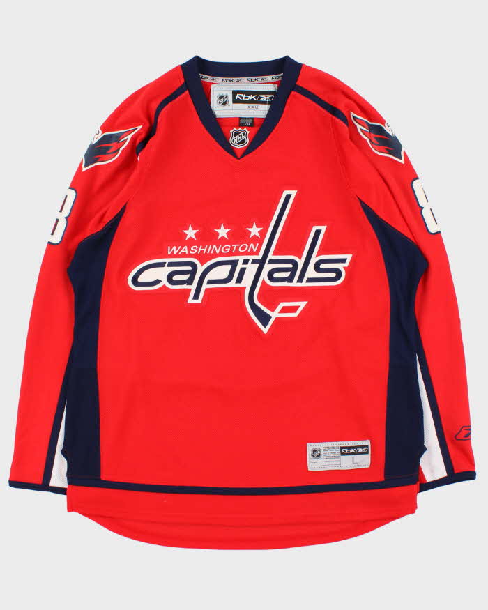 Vintage 2007-08 Reebok Washington Capitals Alexander Ovechkin Signed CCM NHL Jersey - L