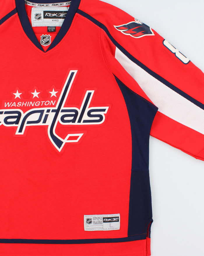 Vintage 2007-08 Reebok Washington Capitals Alexander Ovechkin Signed CCM NHL Jersey - L