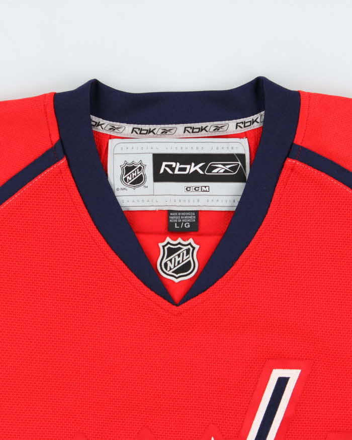 Vintage 2007-08 Reebok Washington Capitals Alexander Ovechkin Signed CCM NHL Jersey - L