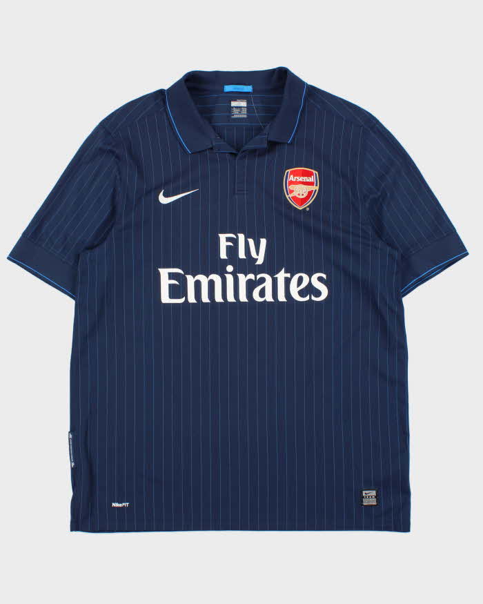Vintage 2009-10 Nike Arsenal FC Short Sleeve Away Shirt - XL
