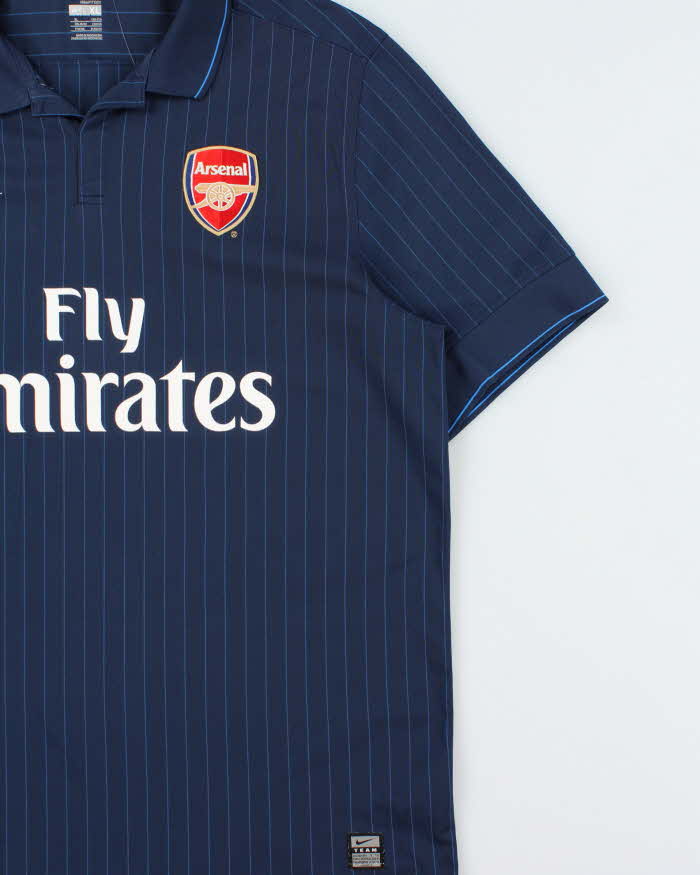 Vintage 2009-10 Nike Arsenal FC Short Sleeve Away Shirt - XL